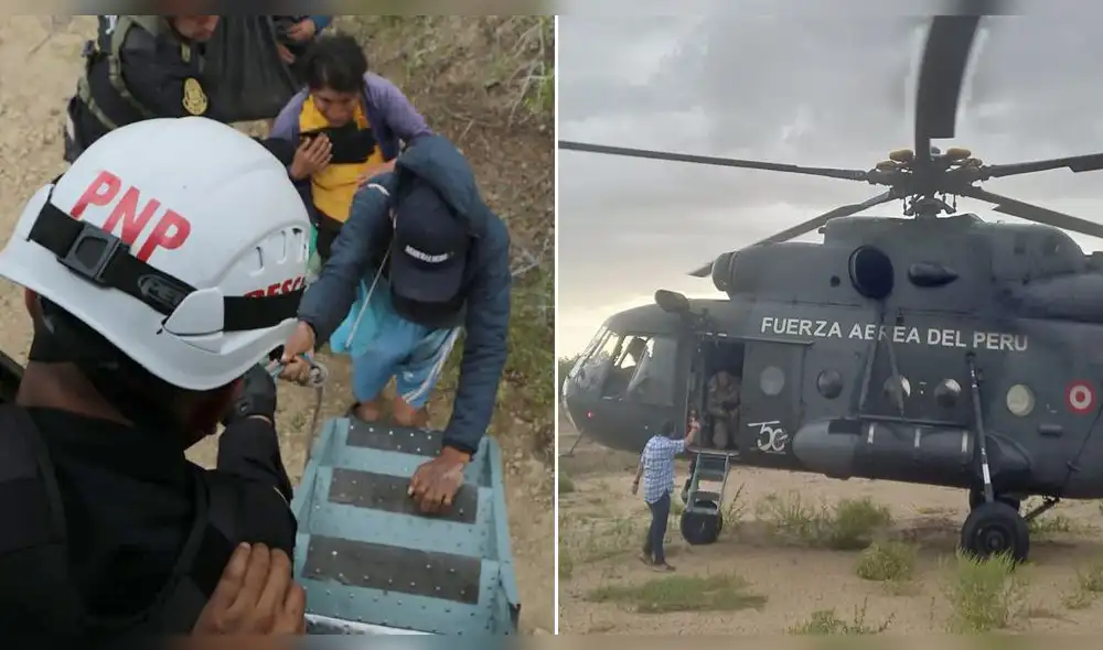 Familia de Lambayeque fue puesta a buen recaudo. Foto: Rosa Quincho / URPI-LR Familia de Lambayeque fue puesta a buen recaudo. Foto: Rosa Quincho / URPI-LR