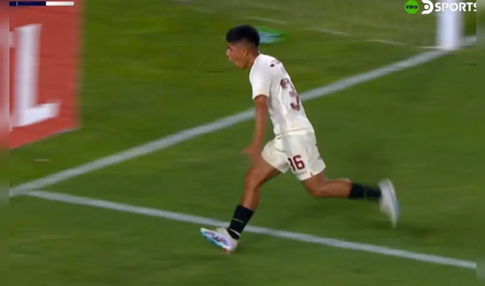 Piero Quispe se estrenó como goleador en la Copa Sudamericana. Foto y video: DSports Piero Quispe se estrenó como goleador en la Copa Sudamericana. Foto y video: DSports