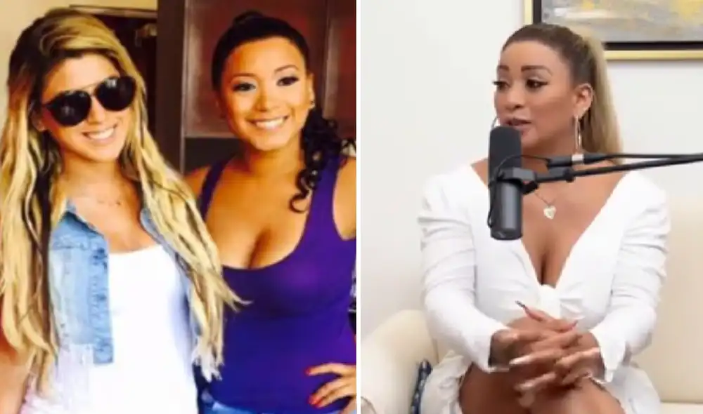 Paula Arias y Yahaira Plasencia fueron compañeras en Son Tentación. Foto y video: Youtube/Flowreando