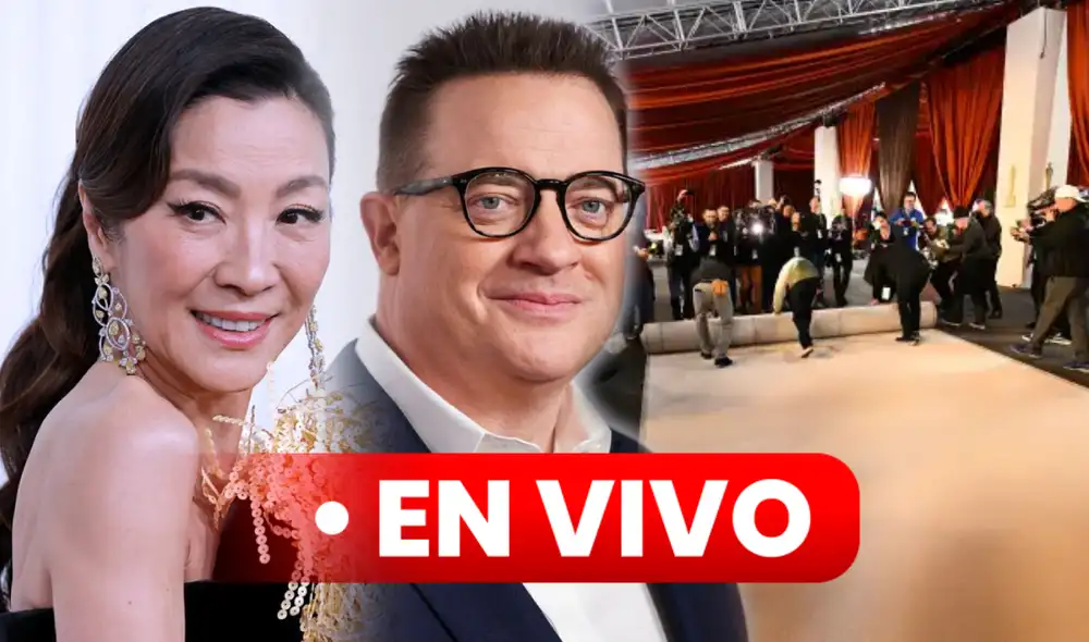 Por primera vez en 60 años, el color de la conocida alfombra roja de los Oscar 2023 pasará a champán. Foto: composición/AFP/difusión Por primera vez en 60 años, el color de la conocida alfombra roja de los Oscar 2023 pasará a champán. Foto: composición/AFP/difusión