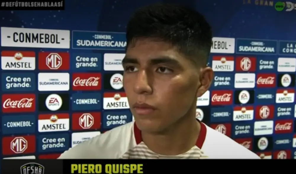 Piero Quispe convirtió su primer gol en el plano internacional con la camiseta merengue. Foto: captura de DirecTV Sports Piero Quispe convirtió su primer gol en el plano internacional con la camiseta merengue. Foto: captura de DirecTV Sports