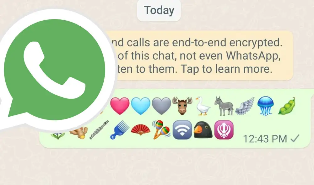 Nuevos emojis que acaban de llegar a WhatsApp en Android. Foto: WABetainfo Nuevos emojis que acaban de llegar a WhatsApp en Android. Foto: WABetainfo