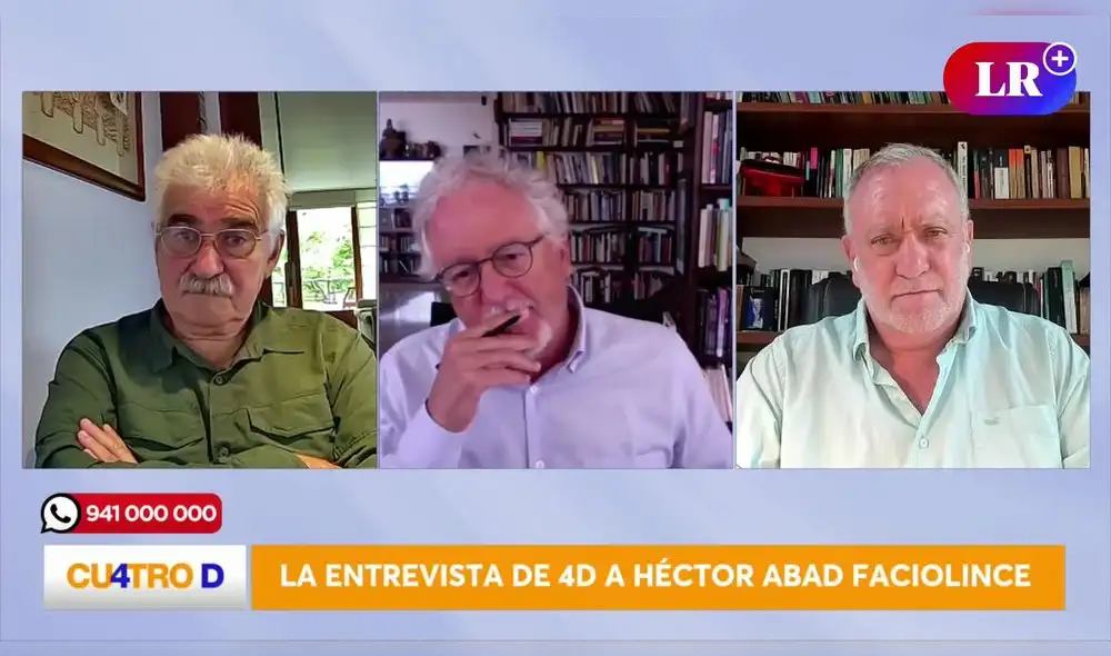 Cuatro D conversa con Héctor Abad sobre Gustavo Petro y su posición ante la situación de Perú. Foto: captura LR+/Video: LR+ Cuatro D conversa con Héctor Abad sobre Gustavo Petro y su posición ante la situación de Perú. Foto: captura LR+/Video: LR+