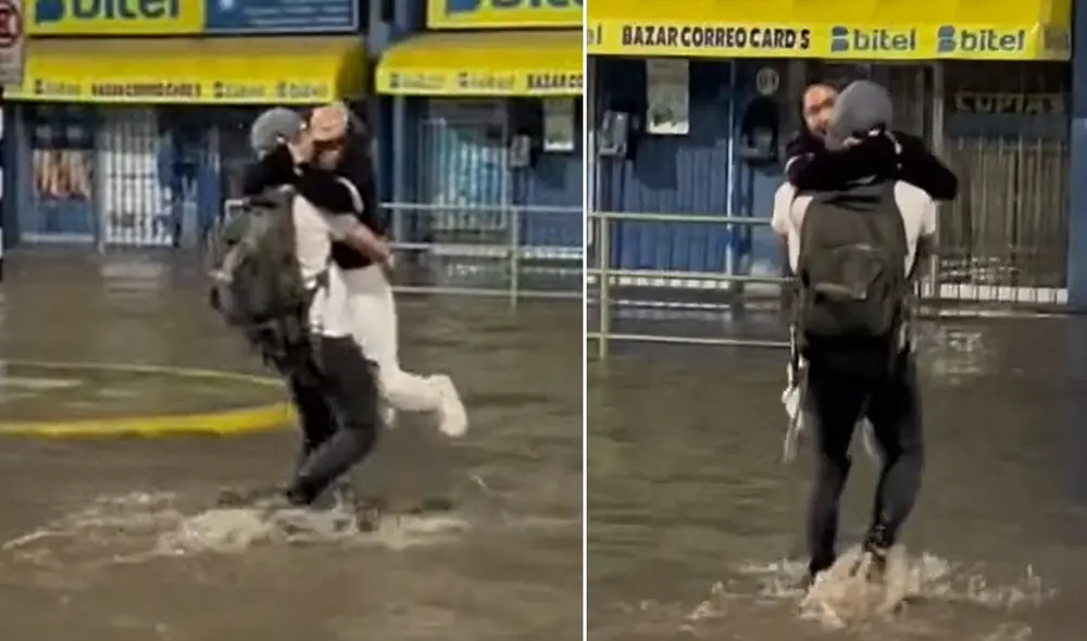 Hecho fue captado en Chiclayo. Foto: composición LR/ Rosa Vásquez-TikTok Hecho fue captado en Chiclayo. Foto: composición LR/ Rosa Vásquez-TikTok