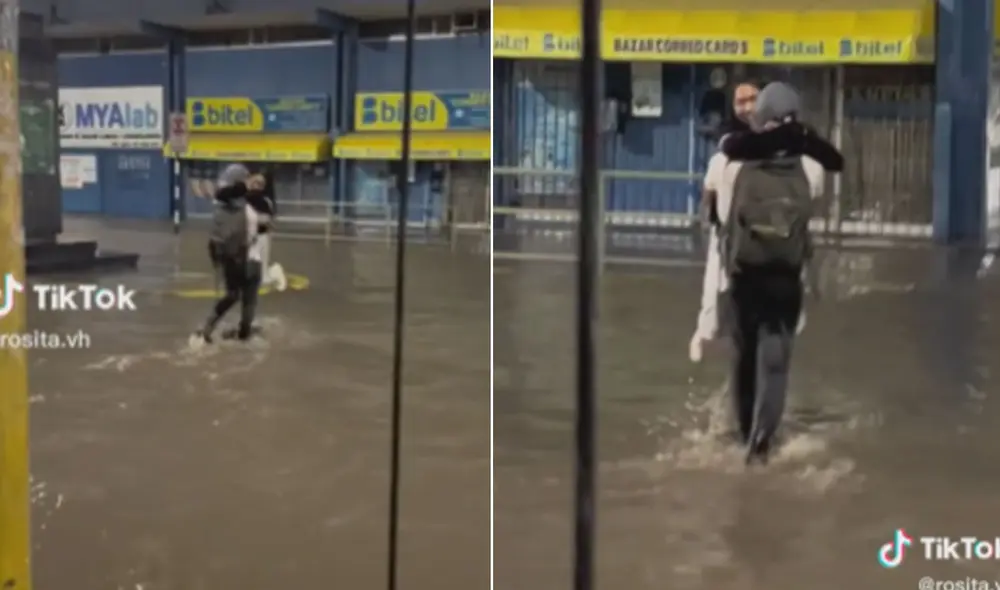 Miles quedaron impresionados con el tierno gesto. Foto: composición LR/TikTok Miles quedaron impresionados con el tierno gesto. Foto: composición LR/TikTok