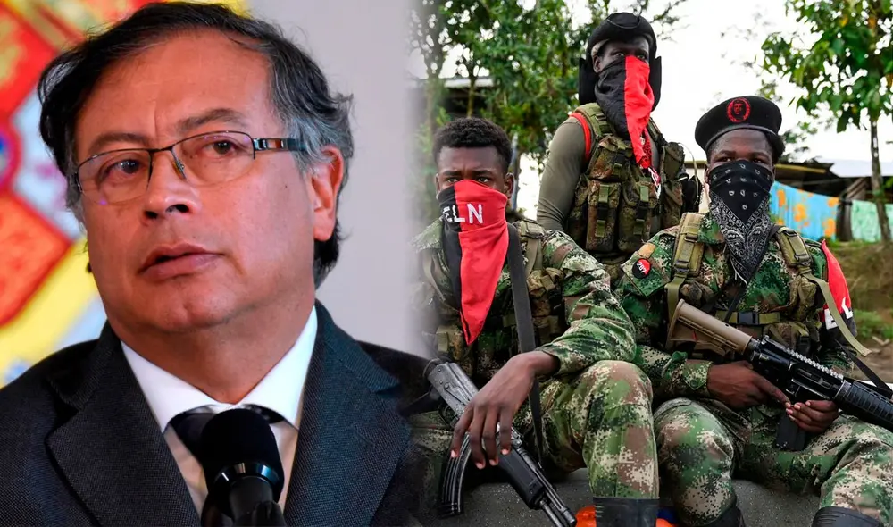 Las negociaciones entre el Gobierno y la organización guerrillera, que estuvieron interrumpidas durante cuatro años, se reanudaron en Caracas en 2022. Foto: composición LR/CNN/AFP