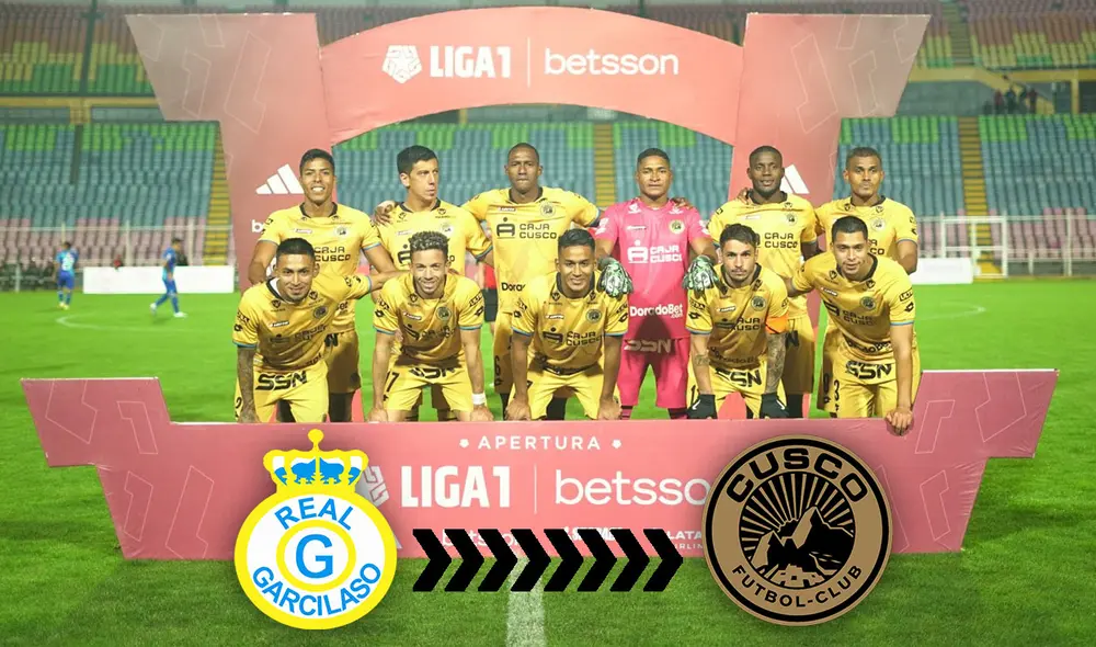 Real Garcilaso pasó a llamarse Cusco FC en el año 2020. Foto: Composición-LR/Cusco FC Real Garcilaso pasó a llamarse Cusco FC en el año 2020. Foto: Composición-LR/Cusco FC