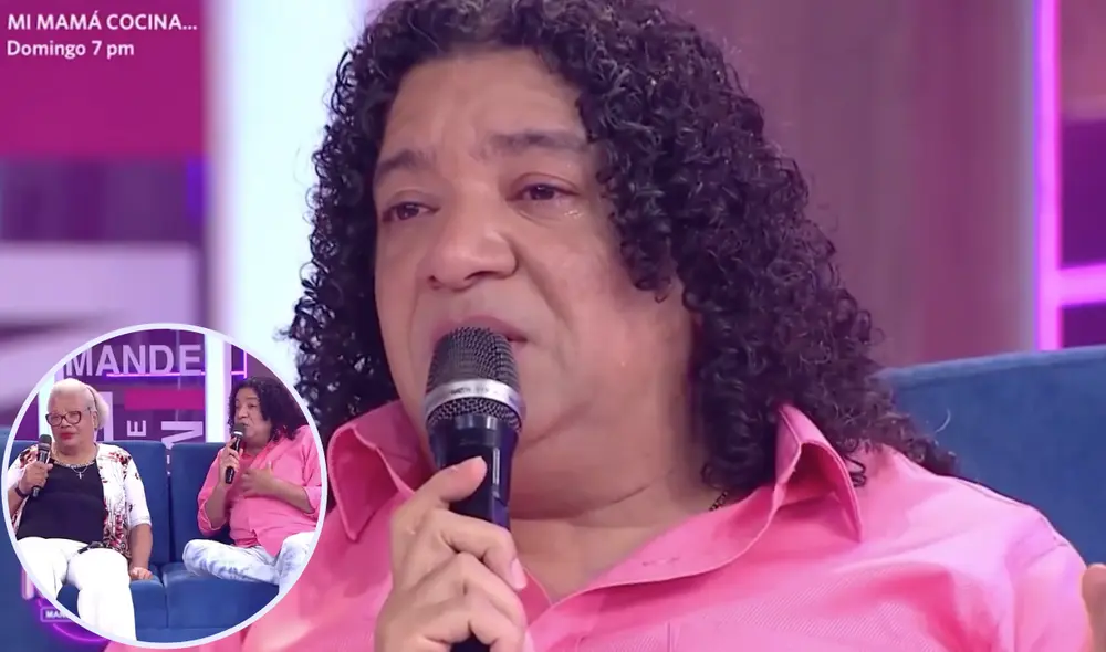 Carlos Vílchez demostró cuánto ama a su madre en el programa "Mande quien mande". Foto: composición LR/América TV