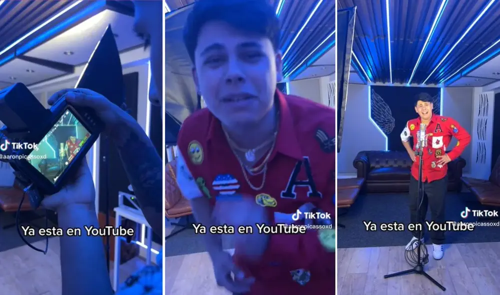 El video se viralizó en todas las redes sociales. Foto: composición LR/captura de TikTok/@aaronpicassoxd El video se viralizó en todas las redes sociales. Foto: composición LR/captura de TikTok/@aaronpicassoxd