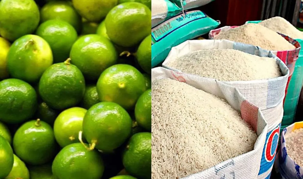 El limón y el arroz son los alimentos más afectados por las inundaciones. Foto: Composición/LR