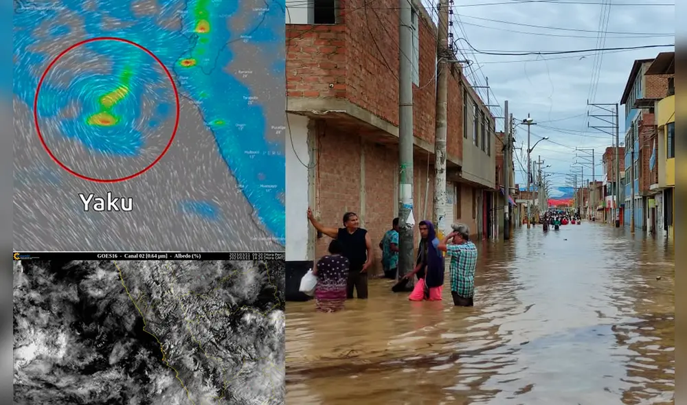 Ciclon Yaku causa desastres en Perú luego de cuatro décadas. Foto: Emmanuel Moreno / URPI-LR /Senamhi Ciclon Yaku causa desastres en Perú luego de cuatro décadas. Foto: Emmanuel Moreno / URPI-LR /Senamhi