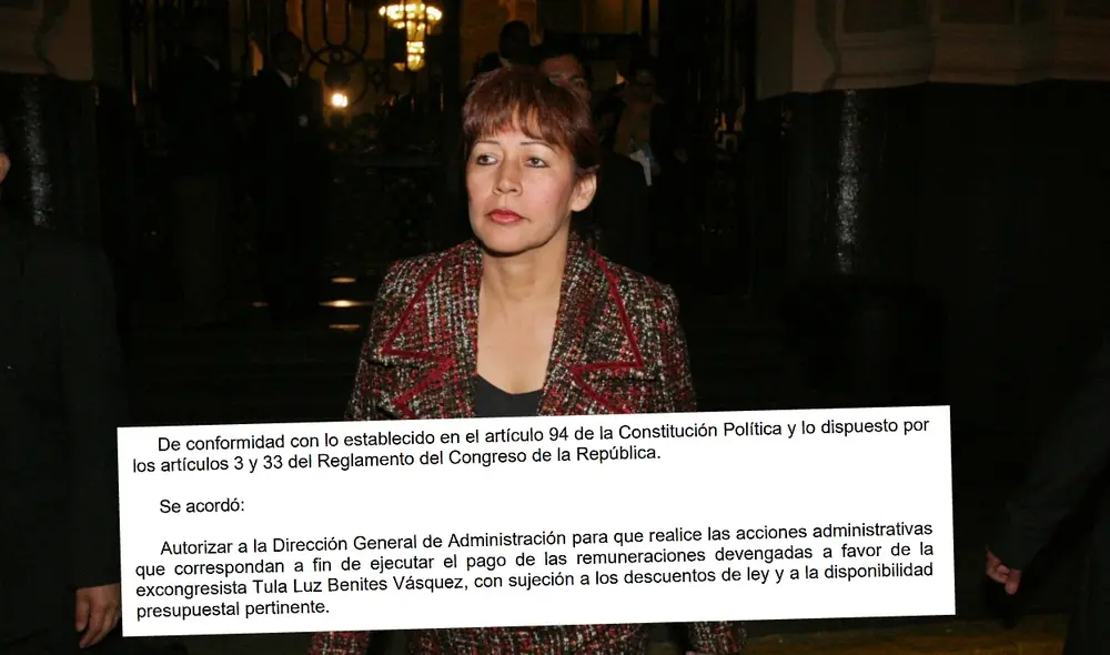 Exaprista fue suspendida de sus funciones parlamentarias por la contratación fantasma de un trabajador de su despacho. Foto: La República Exaprista fue suspendida de sus funciones parlamentarias por la contratación fantasma de un trabajador de su despacho. Foto: La República