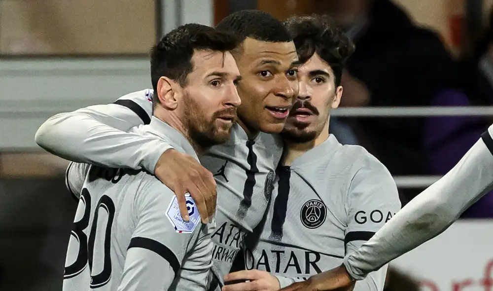 Con el tanto ante el Brest, Mbappé marcó su tanto 202 de su carrera en el PSG. Foto: AFP