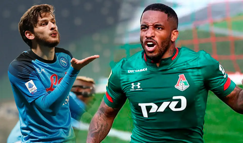 Jefferson Farfán y Khvicha Kvaratskhelia coincidieron en el 2019 en el Lokomotiv. Foto: composición GLR/Marca/Lokomotiv Jefferson Farfán y Khvicha Kvaratskhelia coincidieron en el 2019 en el Lokomotiv. Foto: composición GLR/Marca/Lokomotiv