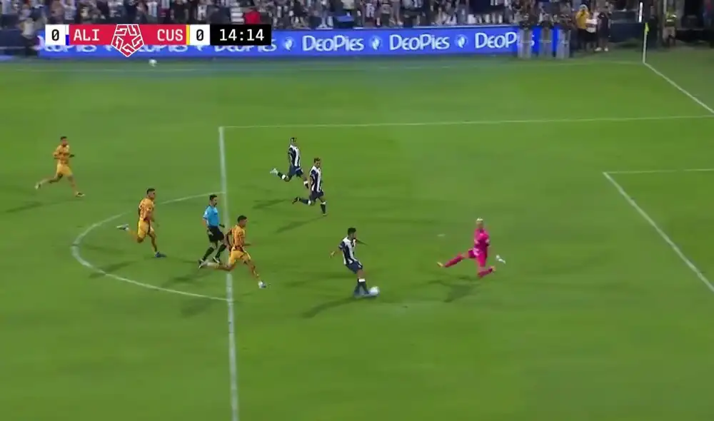 Andrés Andrade llegó a Alianza Lima en el 2023. Foto: captura de Liga 1 Max