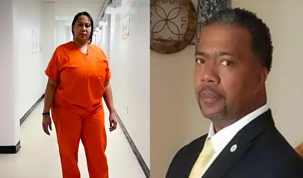 Shanteari Weems le disparó a su esposo James Weems cuando descubrió que abuso de niños de su guarderia en Maryland, Estados Unidos. Foto: composición LR/WUSA9/LinkedIn