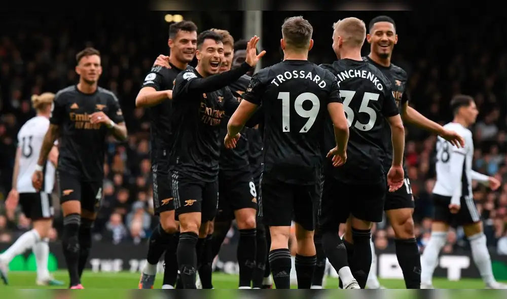 Arsenal es el único líder de la Premier League. Foto: EFE Arsenal es el único líder de la Premier League. Foto: EFE