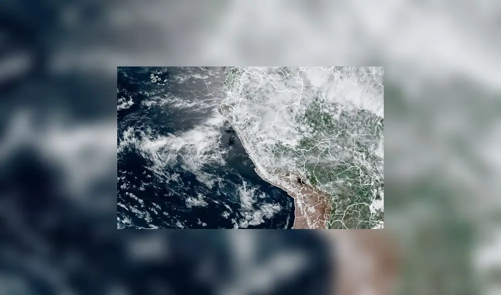 Imágenes satelitales captan la formación de Yaku. Foto: RAMMB - Video:RAMMB