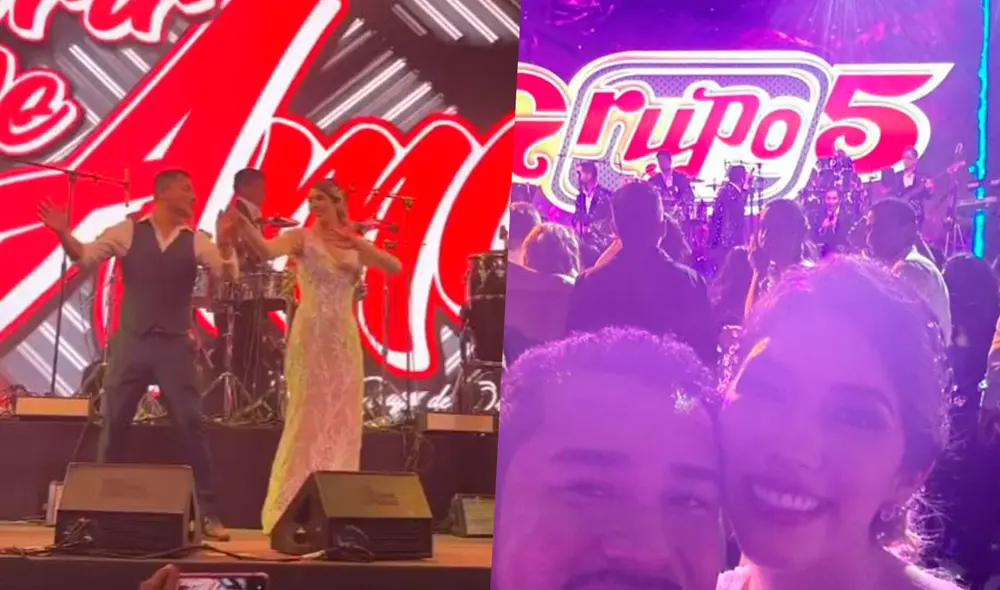 Boda de Alexander Blas y Pamela Marrache se celebró a lo grande. Foto: composición LR/captura de Instagram - Video:Instagram Boda de Alexander Blas y Pamela Marrache se celebró a lo grande. Foto: composición LR/captura de Instagram - Video:Instagram