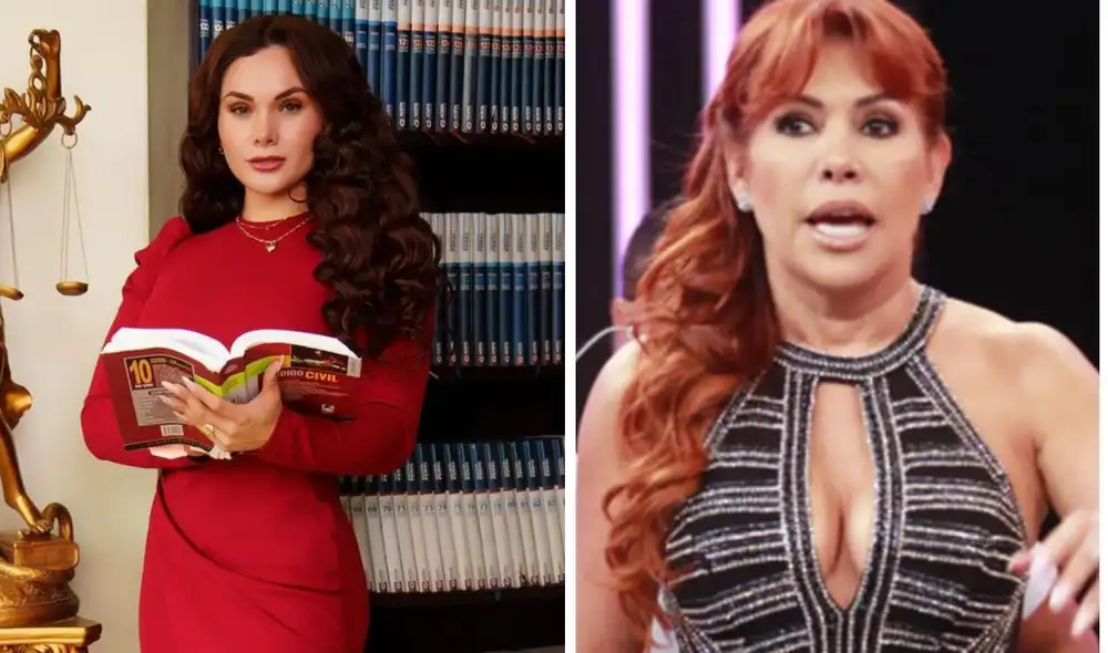 Génesis Tapia responde fuerte y claro a Magaly Medina. Foto: composición LR/captura de Instagram/Líbero