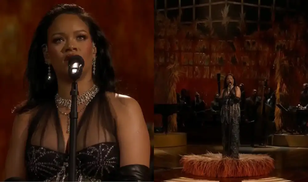 Rihanna brilló en la edición 95 de los Premios Oscar. Foto: composición LR/TNT. Video: TNT. Rihanna brilló en la edición 95 de los Premios Oscar. Foto: composición LR/TNT. Video: TNT.