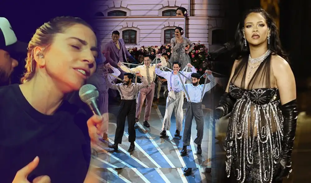 La Academia premió a "Naatu Naatu", tema principal de "RRR", y dejó atrás a Lady Gaga y Rihanna. Foto: composicicón/LR/captura TNT/AFP La Academia premió a "Naatu Naatu", tema principal de "RRR", y dejó atrás a Lady Gaga y Rihanna. Foto: composicicón/LR/captura TNT/AFP