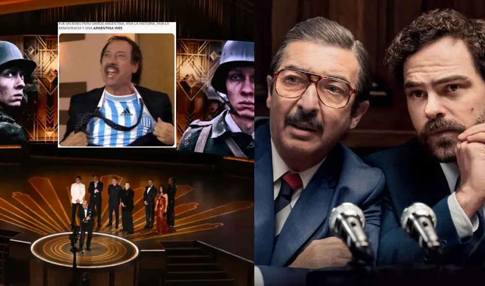 "Argentina, 1985" perdió contra "Sin novedad al frente" en los Oscar 2023 y las redes estallan. Foto: composición LR/ TNT/ Captura Twitter "Argentina, 1985" perdió contra "Sin novedad al frente" en los Oscar 2023 y las redes estallan. Foto: composición LR/ TNT/ Captura Twitter