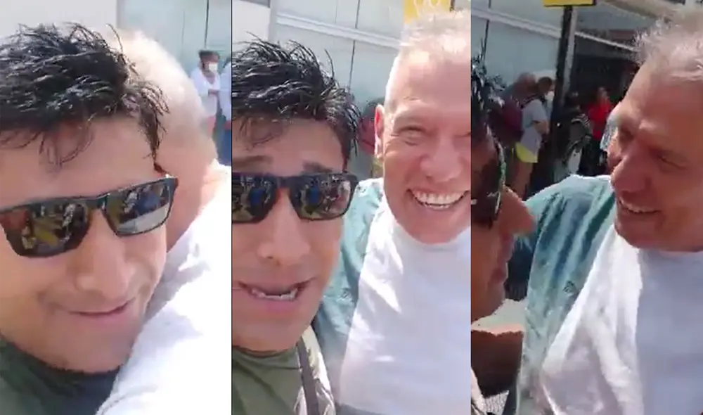 El humorista, Danny Rosales, se reencontró con Raúl Romero y le mostró su agradecimiento.  Foto: composición LR/ captura Instagram