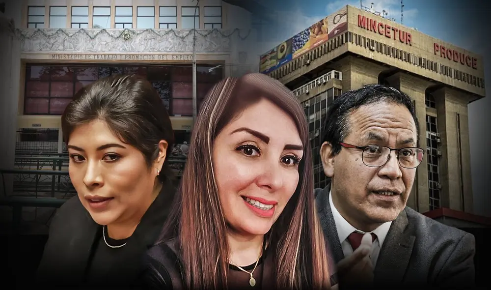 Asayag visitó los ministerios de Trabajo y Comercio Exterior durante el Gobierno de Castillo. Foto: composición de Fabrizio Oviedo/La República