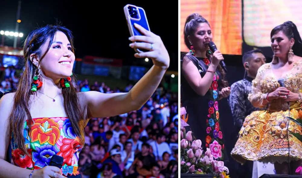 Killay, hija de Dina Paucar, sacará sus propios temas musicales. Foto: composición LR/Instagram/Killay/Cortesía