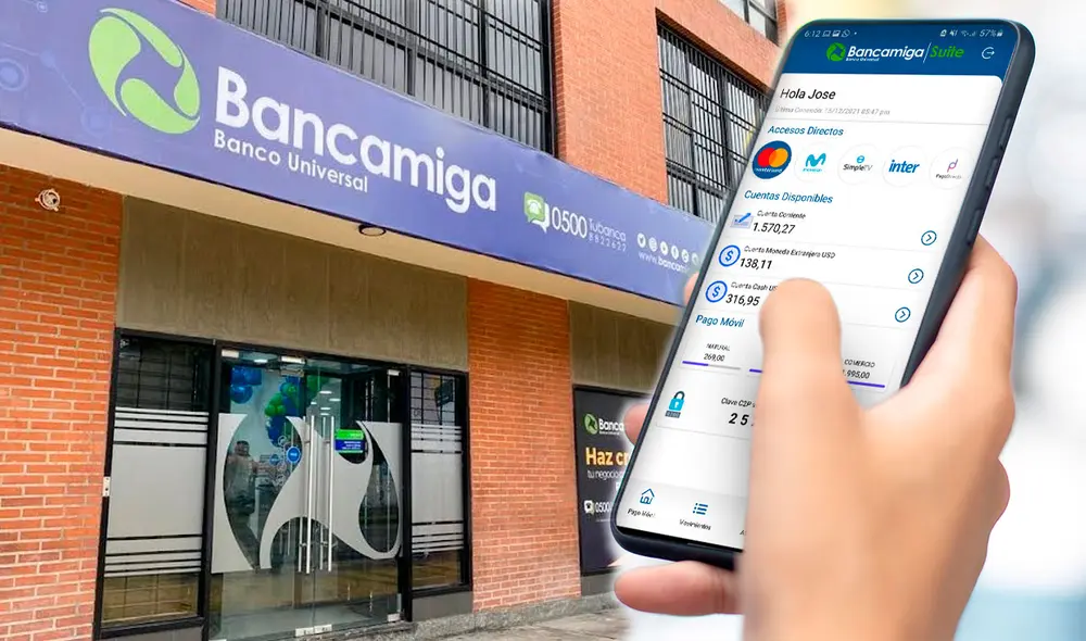 El pago móvil de Bancamiga te opermitirá enviar dinero más fácilmente y sin riesgos. Foto: composición LR / Banca y Negocios / Bancamiga
