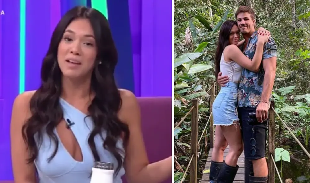 Jazmín Pinedo habla de cómo lleva el romance con Pedro Araujo. Foto: composición LR/captura de América TV/Instagram/Jazmín Pinedo Jazmín Pinedo habla de cómo lleva el romance con Pedro Araujo. Foto: composición LR/captura de América TV/Instagram/Jazmín Pinedo