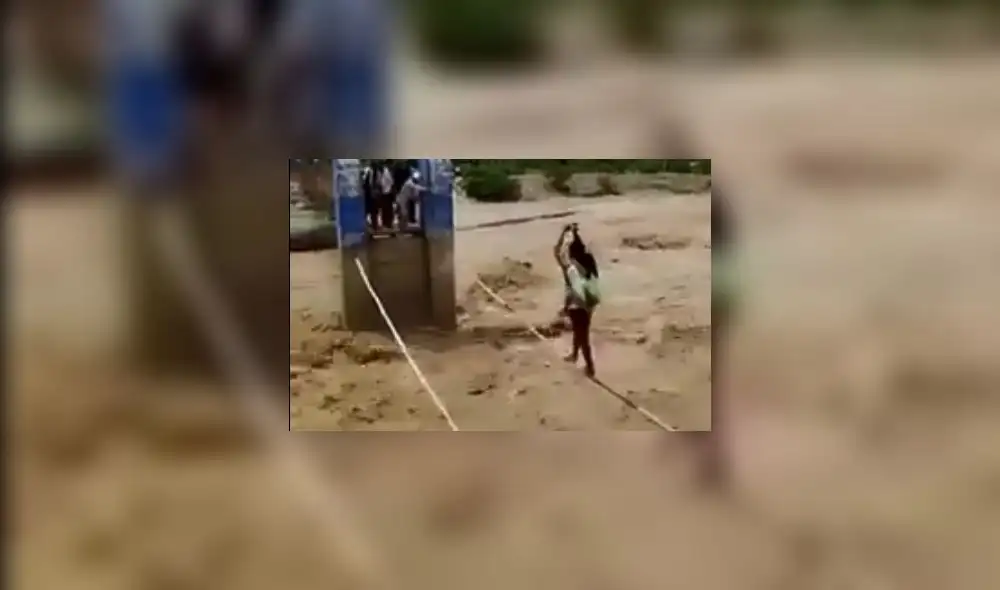 Temeraria acción fue criticada en redes sociales. Foto: captura De Chira Noticias