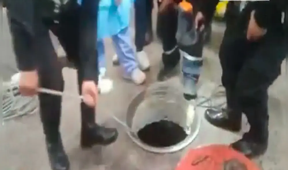 Al parecer, no contaban con los implementos de protección necesarios. Foto: América Noticias| Video: América Noticias Al parecer, no contaban con los implementos de protección necesarios. Foto: América Noticias| Video: América Noticias