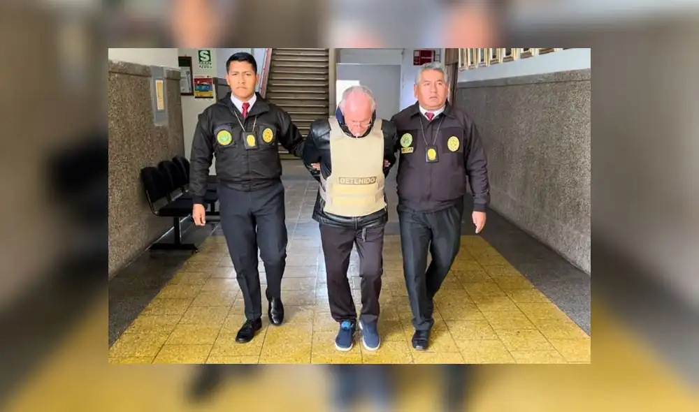Fue conducido a la sede de la Divincri para el inicio de las diligencias pertinentes. Foto: PNP Fue conducido a la sede de la Divincri para el inicio de las diligencias pertinentes. Foto: PNP