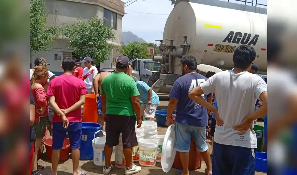 Sedalib no se abastece para repartir agua en cisternas. Foto: Erlin García/Facebook