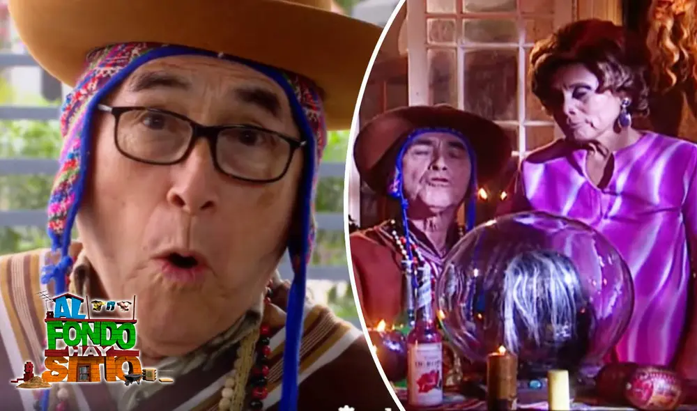 El personaje del chamán de "Al fondo hay sitio" es muy querido por los fans. Foto: composición LR/América TV El personaje del chamán de "Al fondo hay sitio" es muy querido por los fans. Foto: composición LR/América TV