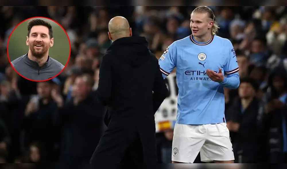 En declaraciones pospartido, el propio Haaland manifestó que le hubiera gustado seguir jugando para marcar su sexto gol. Foto: composición EFE/AFP