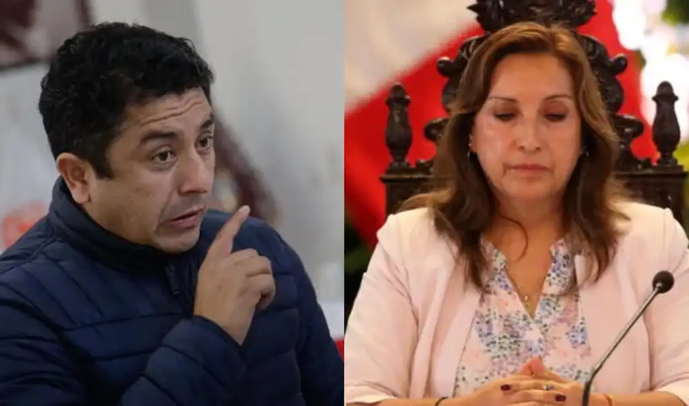 Guillermo Bermejo cuestionó que Dina Boluarte juramentara hasta el 2026. Foto: composición LR