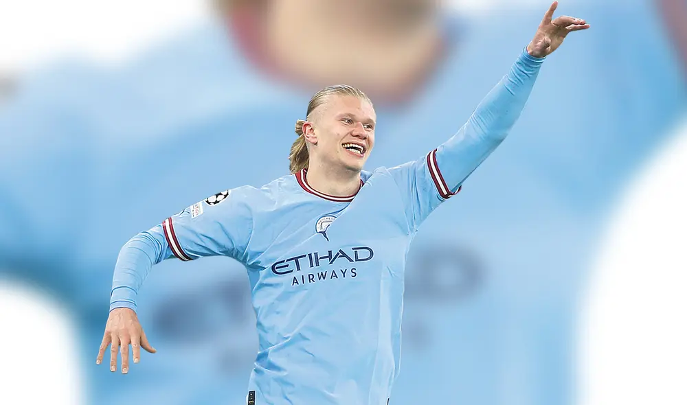 De los cinco tantos anotados por Haaland, los otros dos llegaron gracias a  Gündogan y De Bruyne. Foto: difusión