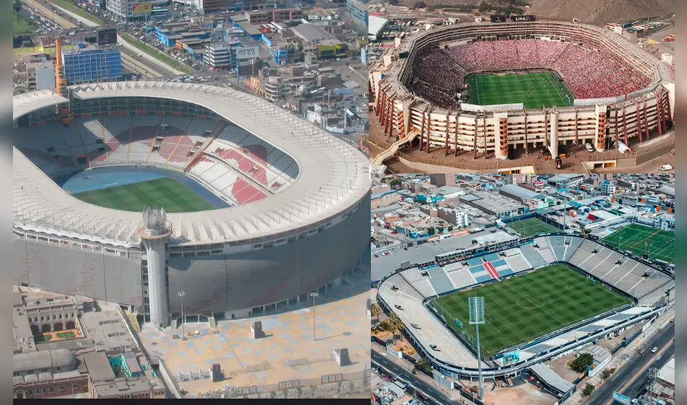 Estos son los estadios más grandes en Perú, pero solo uno tiene la mayor capacidad. Foto: composición Flickr / Club Alianza Lima