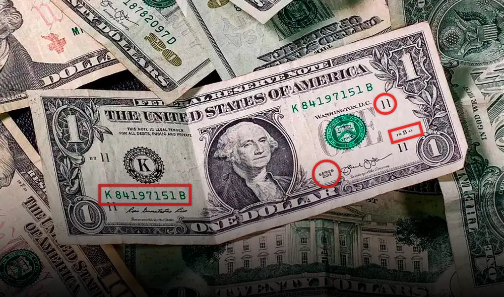 Estos billetes de 1 dólar pueden valer más de 150.000 dólares. Foto: composición LR/Redradiove