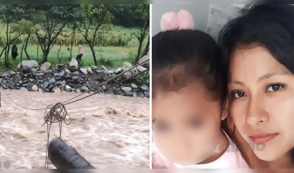 Huánuco. Zoraida Flores Yajahuanca y su hija de 3 años ahora son buscadas en el río Huallaga. Foto: composición LR | Tu Diario Huánuco