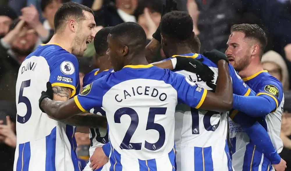 Brighton sumó 3 puntos en la Premier League. Foto: Brighton Brighton sumó 3 puntos en la Premier League. Foto: Brighton