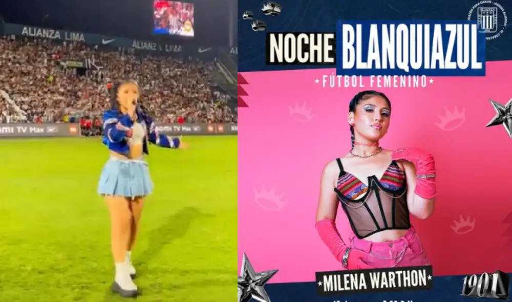 Milena Warthon se mostró emocionada por su presentación en este importante evento para el cuadro "íntimo".  Foto: composición LR/ captura Instagram