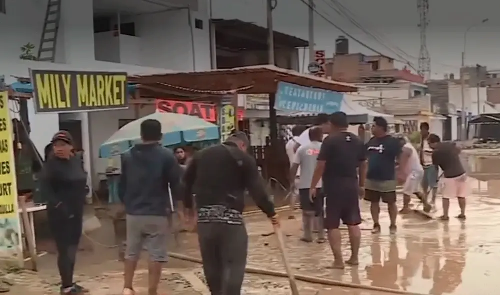 Huaico sorprendió a vecinos de Punta Negra durante la madrugada. Video: América TV