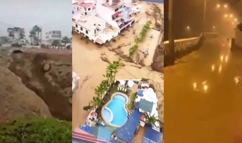 Debido a los huaicos en Punta Hermosa, el Gobierno declaró en estado de emergencia al distrito. Foto: composición LR/Sofía Mulanovich