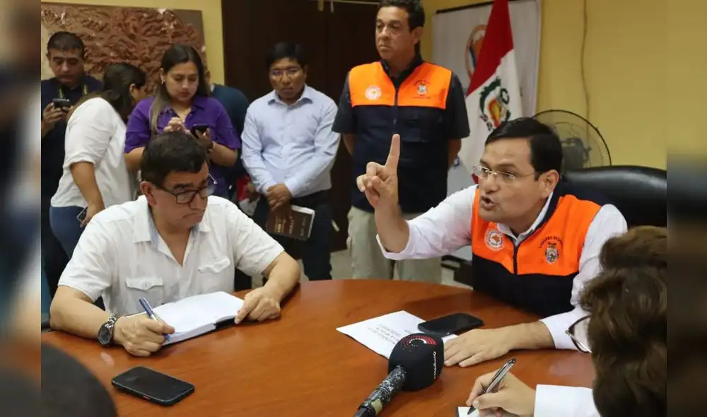 El presidente del Congreso cuestionó los resultados desfavorables de la ARCC. Foto: Gore Lambayeque