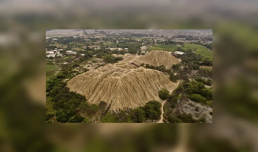 Huaca El Loro en peligro. Foto: gob.pe