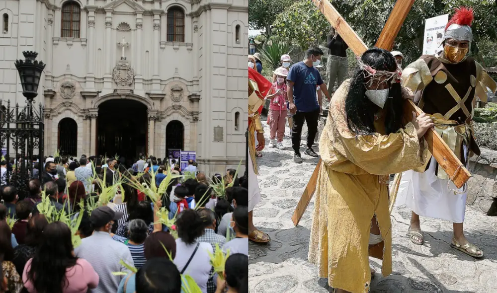 La Semana Santa en Perú irá desde el domingo 2 de abril hasta el 8 del mismo mes. Foto: composición LR/La República La Semana Santa en Perú irá desde el domingo 2 de abril hasta el 8 del mismo mes. Foto: composición LR/La República